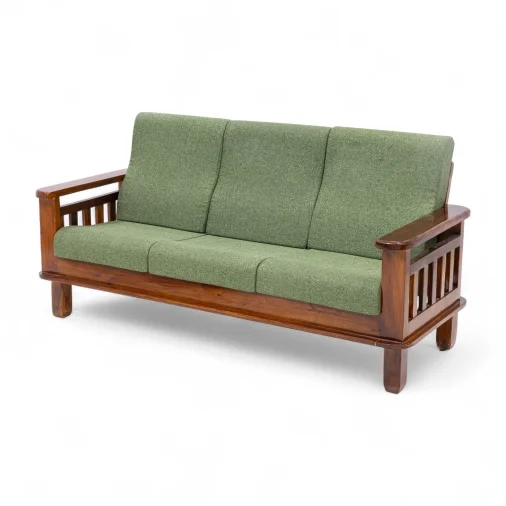 Quartz Set (3+1+1) 5 Seater Sofa - Alcacia Wood