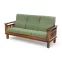 Quartz Set (3+1+1) 5 Seater Sofa - Alcacia Wood