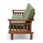 Quartz Set (3+1+1) 5 Seater Sofa - Alcacia Wood