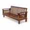 Quartz Set (3+1+1) 5 Seater Sofa - Alcacia Wood