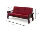 Babu vyseri t.w sofa 3 seater