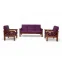 Wooden Sofa Set (3x3) 5 Seater Sofa - Alcacia Wood