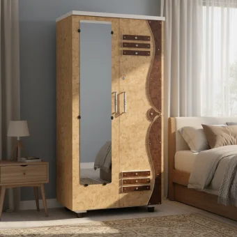 WB:04 6X3 BERO DESING Wardrobes - Wood, Brown