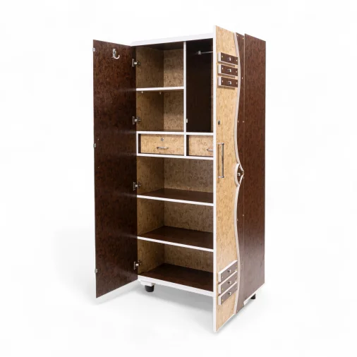 WB:04 6X3 BERO DESING Wardrobes - Wood, Brown