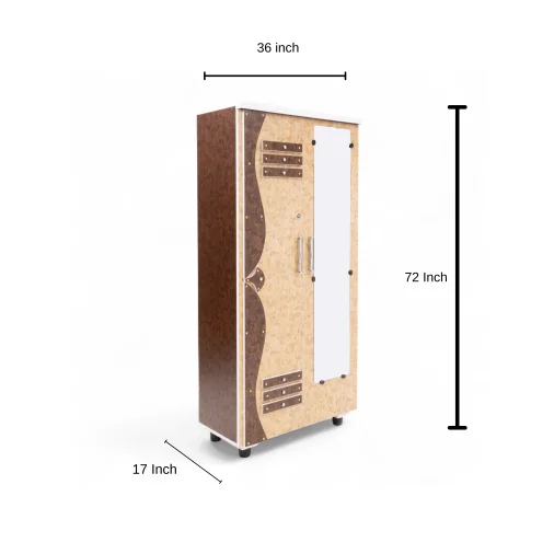WB:04 6X3 BERO DESING Wardrobes - Wood, Brown