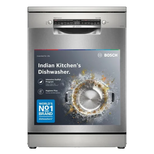 Bosch D W SMS6HMI00I Dish Washer - Silver Inox