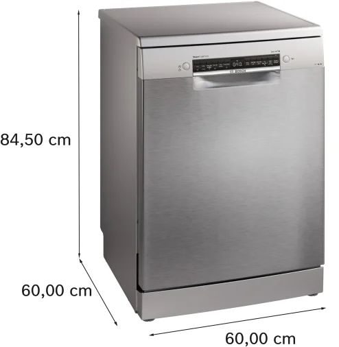 Bosch D W SMS6HMI00I Dish Washer - Silver Inox