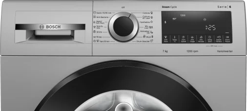 Bosch WGA 1220 SIN 7 kg Washing Machine – Fully Automatic - 5-Star, Silver