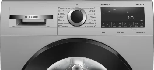 Bosch WGA1320 SIN 8 kg Washing Machine – Fully Automatic - 5-Star, Silver