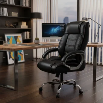 LND 029 L Chair - Wood, Black