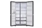 LG B257 DBM3 3-Star (BEE) Side-By-Side, Frost-Free Refrigerator - 650 Litres Total, Black Mirror (Glass Door)