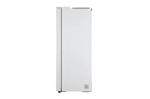 LG B257 DLW3 3-Star (BEE) Side-By-Side, Frost-Free Refrigerator - 650 Litres, Linen White (Premium Glass Door)