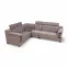 Camel Corner Sofa W.S 2+2+1+c 5 Seater L Shape Sofa - Upholester Pine Wood, Beige