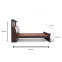CHOCOLATE BOX COT 6 1 4X6 Beds - Engineered Wood, Brown