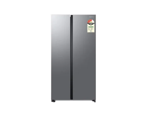 Samsung RS76CG 8113 SL HL 3-Star Side By Side Frost Free Refrigerator - 655 L, Silver