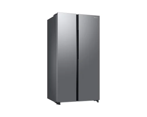 Samsung RS76CG 8113 SL HL 3-Star Side By Side Frost Free Refrigerator - 655 L, Silver