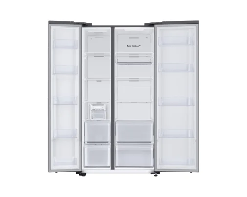 Samsung RS76CG 8113 SL HL 3-Star Side By Side Frost Free Refrigerator - 655 L, Silver