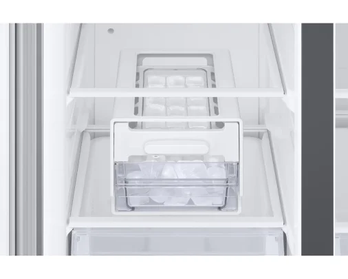Samsung RS76CG 8113 SL HL 3-Star Side By Side Frost Free Refrigerator - 655 L, Silver