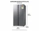 Samsung RS76CG 8113 SL HL 3-Star Side By Side Frost Free Refrigerator - 655 L, Silver