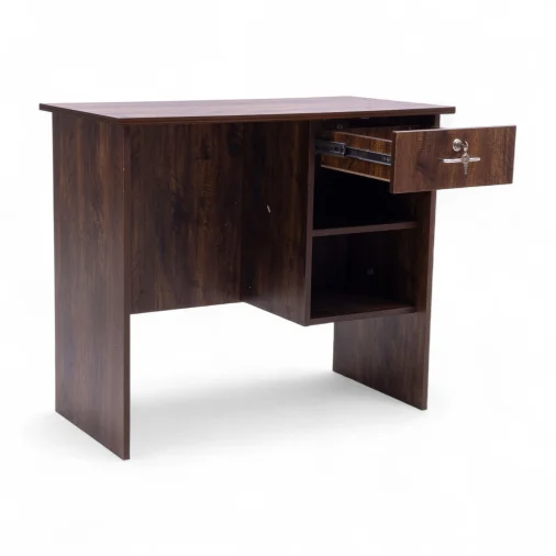 Computer table heavy door
