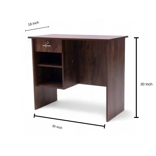 Computer table heavy door