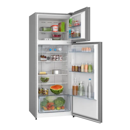 Bosch CTC35S22VI 2-Star Double Door Frost Free Refrigerator - 358 L, Fine Steel