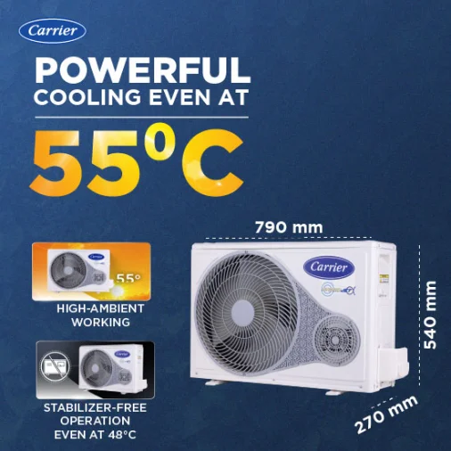 Carrier 19K XCEED EDGE GXI 1.5TON 5* INV 1.5 Ton 5 Star Split Air Conditioner AC