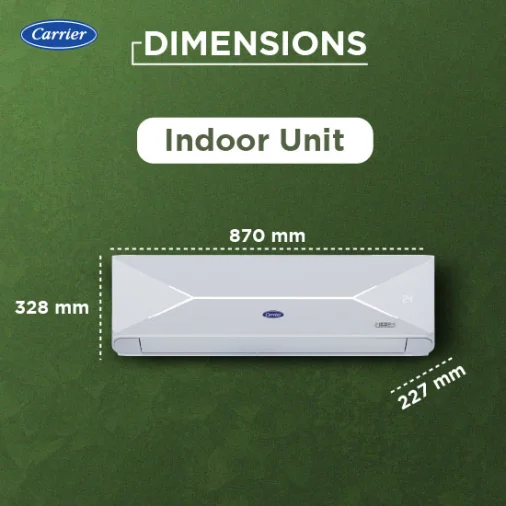 Carrier 19K XPERT LUMO GXI 1.5TON 5*INV Split Air Conditioner 5 Star Split AC