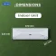 Carrier 19K XPERT LUMO GXI 1.5TON 5*INV Split Air Conditioner 5 Star Split AC