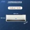 Carrier 24K INDUS GX 2.0TON 2* 2.0 Ton 2 Star Split Air Conditioner AC