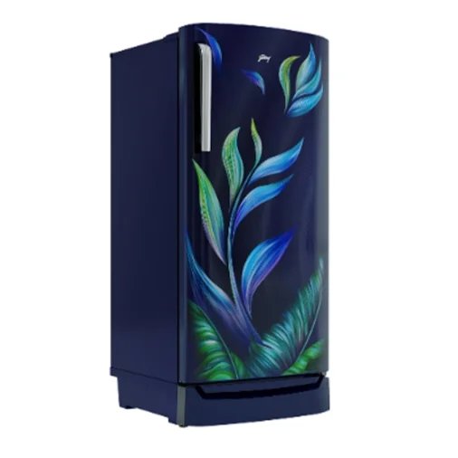 Godrej GOD RDEMARVEL 207CN TDF FU BL 3-Star Single Door Direct Cool Refrigerator - 184 L, Fusion Blue