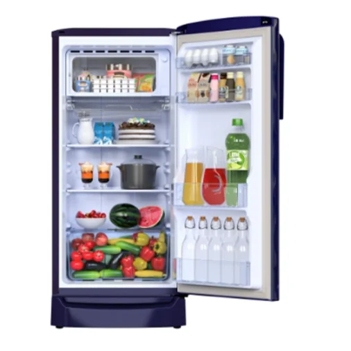 Godrej GOD RDEMARVEL 207CN TDF FU BL 3-Star Single Door Direct Cool Refrigerator - 184 L, Fusion Blue