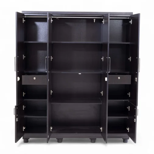 DOOR WARDROBE( 4 Wardrobes - Engineered Wood, Suede Matt