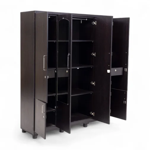 DOOR WARDROBE( 4 Wardrobes - Engineered Wood, Suede Matt
