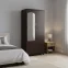 GJC 6X3 BERO MIRROP Wardrobes - Engineered Wood, Brown