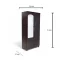 GJC 6X3 BERO MIRROP Wardrobes - Engineered Wood, Brown