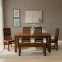 Jazz Table Rectangular Dining Table Set - Sheesham Wood, Teak Color (Model 202569)