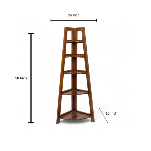 K.w - folding corner book shelf