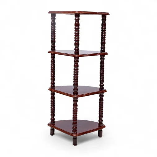 MONO 4 STEP Corner Stand - Mahogany, Triangle
