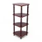 MONO 4 STEP Corner Stand - Mahogany, Triangle