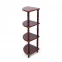 MONO 4 STEP Corner Stand - Mahogany, Triangle