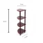 MONO 4 STEP Corner Stand - Mahogany, Triangle