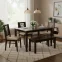 P.P 28102 Dining Table Rectangular Dining Table Set - Rubberwood, Wenge Colour