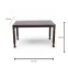 P.P 28102 Dining Table Rectangular Dining Table Set - Rubberwood, Wenge Colour