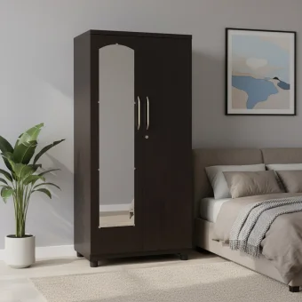 F WOODEN BERO 6.5X3X18" Wardrobes - Engineered Wood, Suede Matt